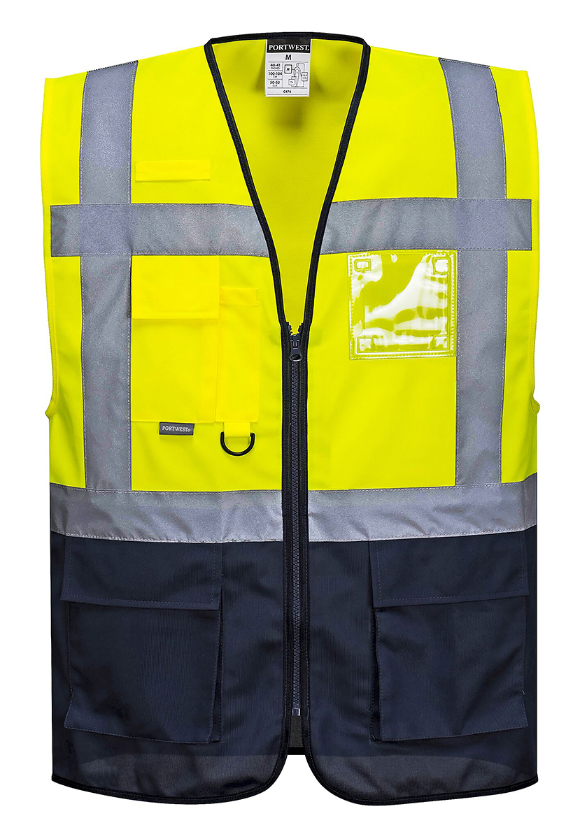 Portwest Yellow Hi Vis Vest, XXL