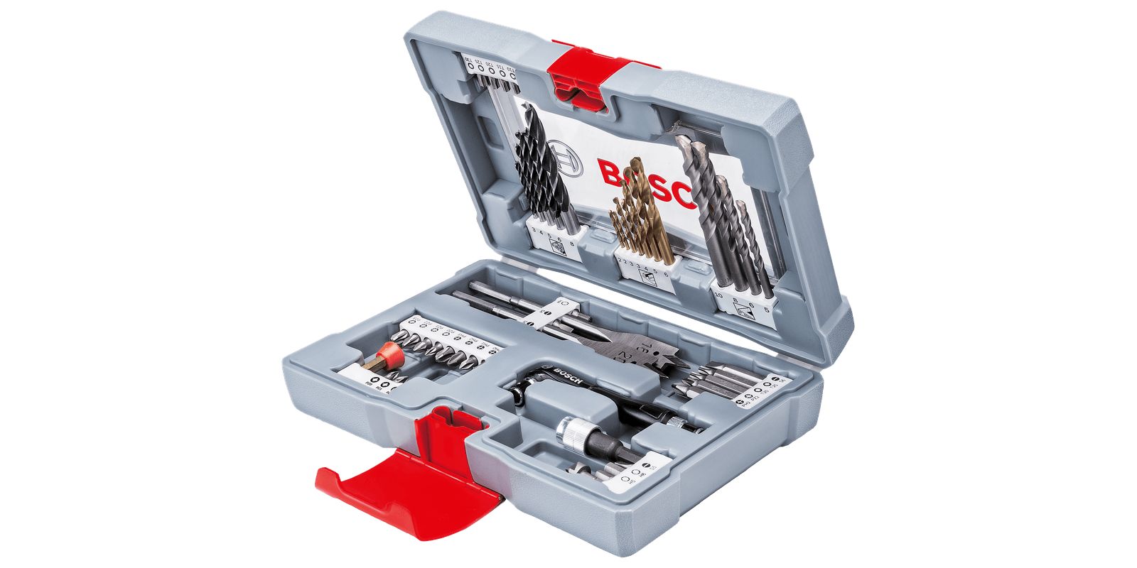 Bosch 49-Piece Twist Drill Bit Set for Masonry, 20mm Max, 2mm Min
