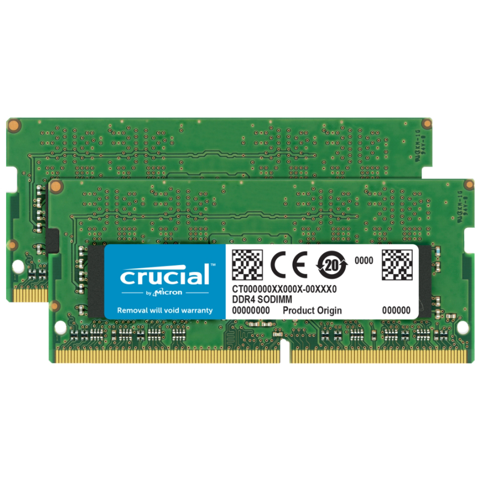 Crucial 16 GB DDR4 RAM, 3200MHz, SODIMM, 1.2V