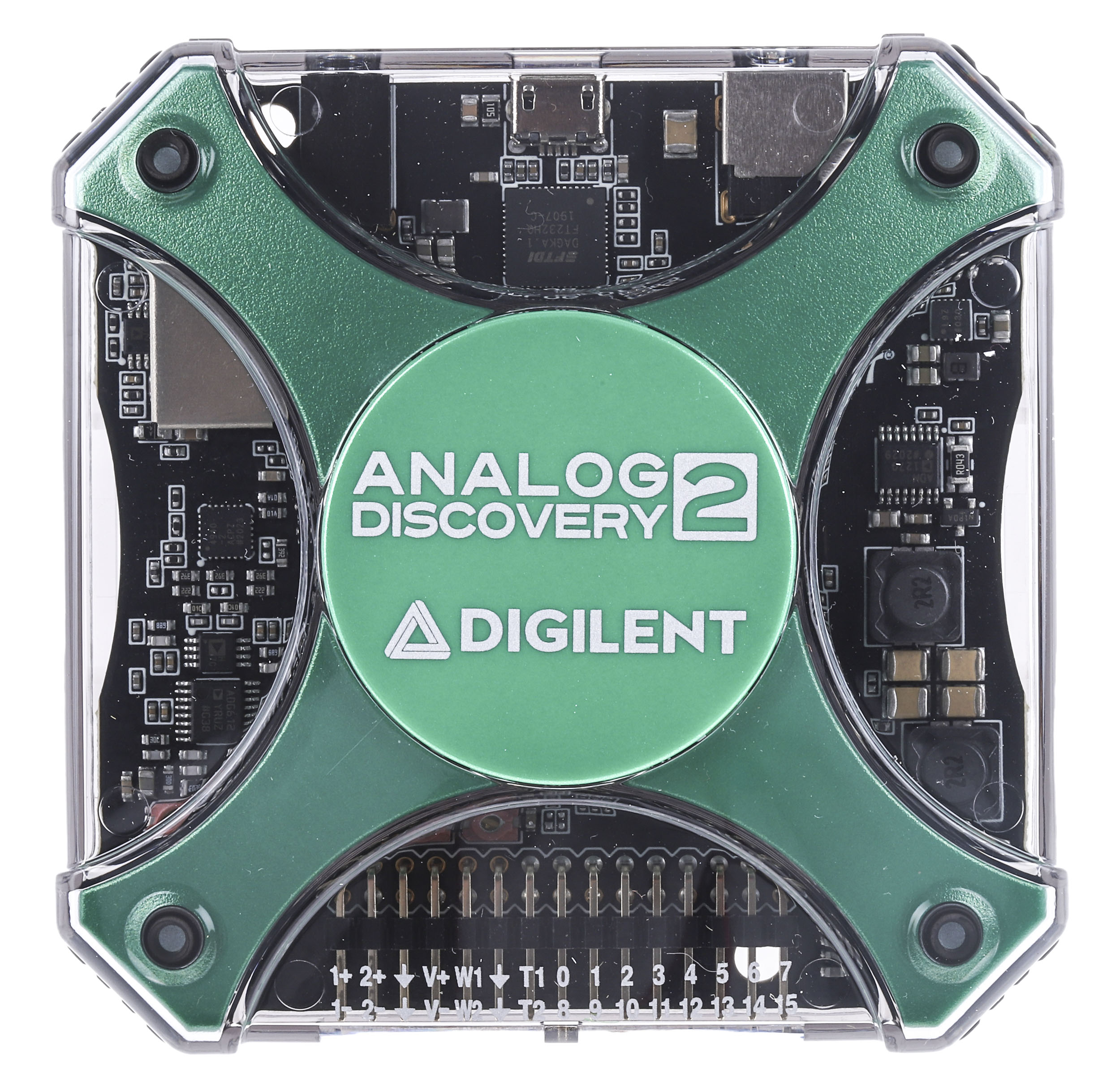 Digilent 410-321 Analog Discovery 2 Series, 30MHz PC Based Oscilloscope, 2 Analogue Channels