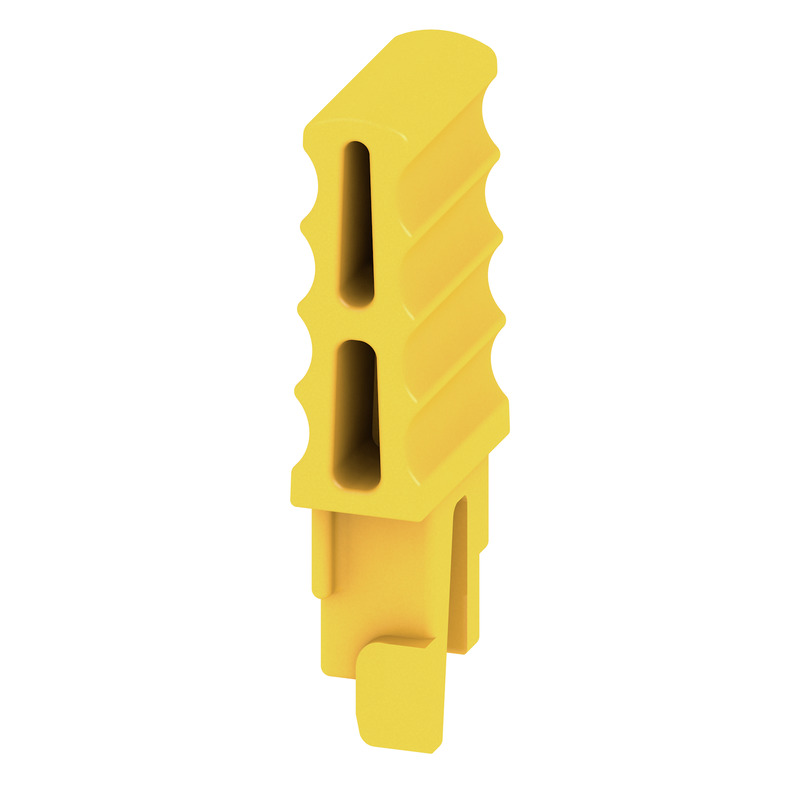 Weidmüller, LL TTB 6/1 YL Locking Lever for use with  for use with Terminal Blocks