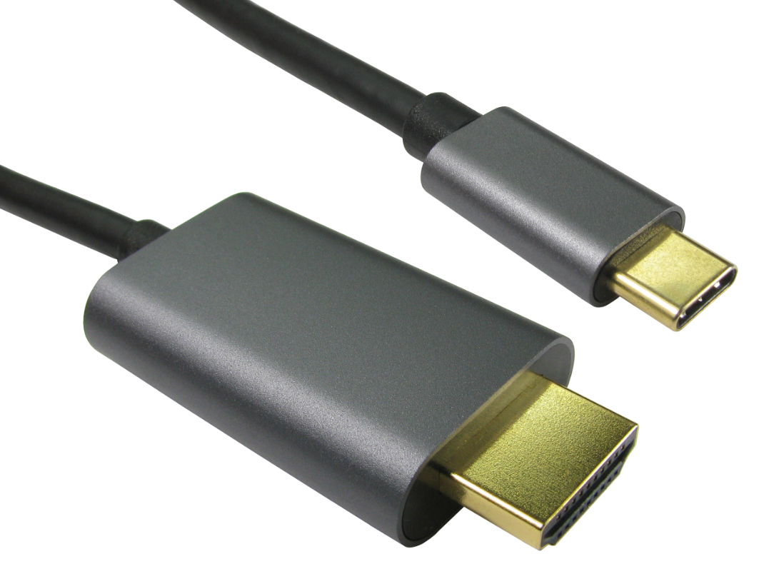RS PRO , Male USB C to Male HDMI, 2m