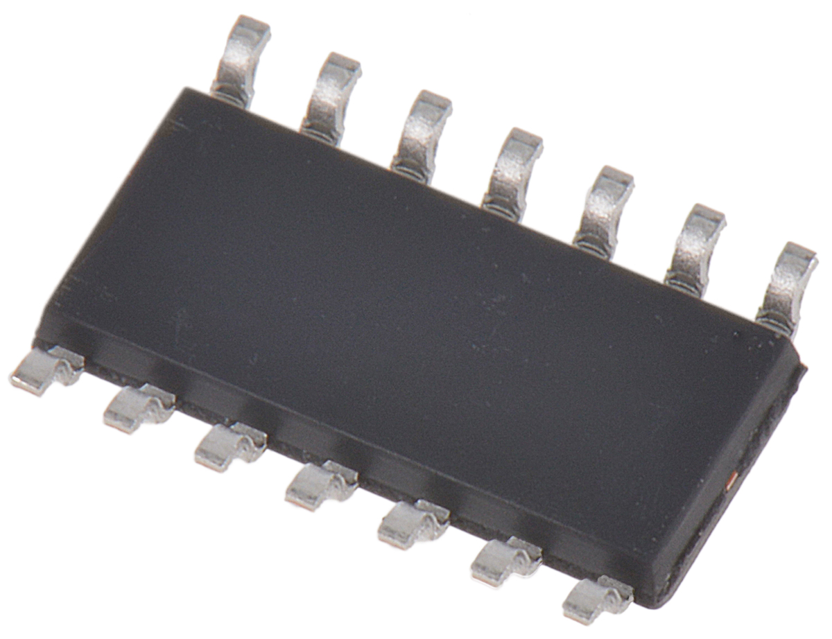 DiodesZetex 74HC00S14-13, Quad 2-Input NAND Schmitt Trigger Logic Gate, 14-Pin SOIC