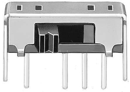 KNITTER-SWITCH PCB Slide Switch On-On-On 100 mA @ 12 V dc Slide