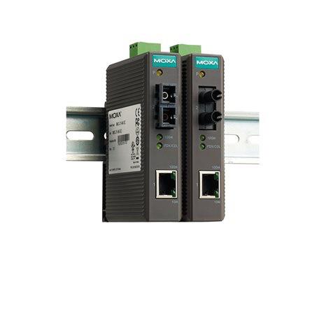 MOXA 10/100T, RJ45 Ethernet Media Converter, Single Mode, 10/100Mbit/s, Full Duplex 40km