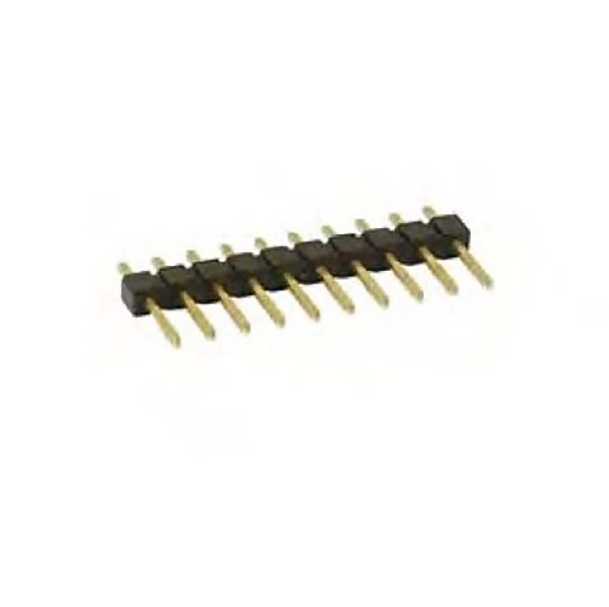 Amphenol Communications Solutions EconoStik Series Vertical Through Hole Pin Header, 2 Contact(s), 2.54 mm Pitch, 1 Row,