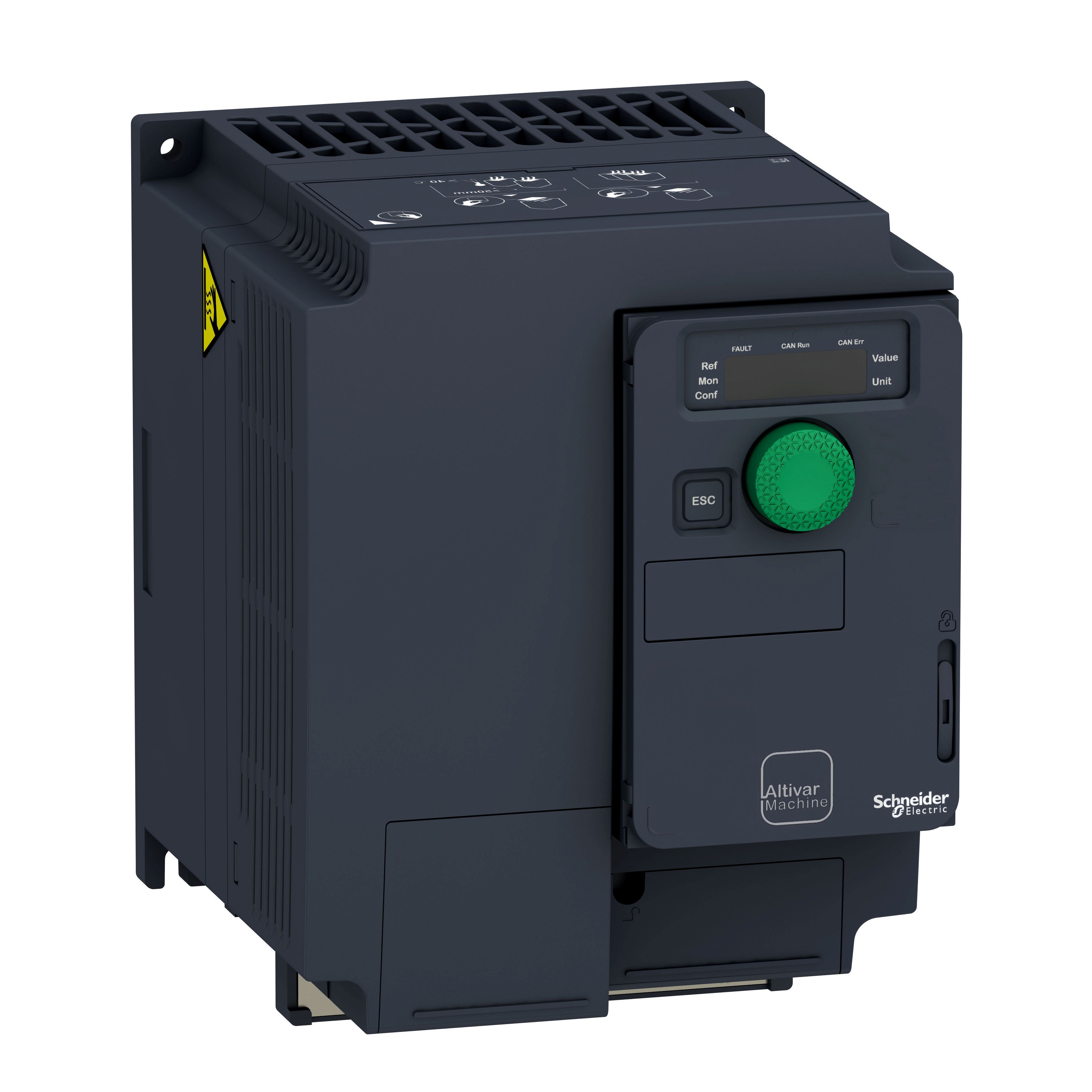 Schneider Electric Variable Speed Drive, 4 kW, 3 Phase, 600 V, 5.8 A, 6.5 A, Altivar Machine ATV320 Series