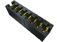Samtec, MNT Shunt Female Straight Black Multi Position Shunt 2 Way 1 Row 2.54mm Pitch