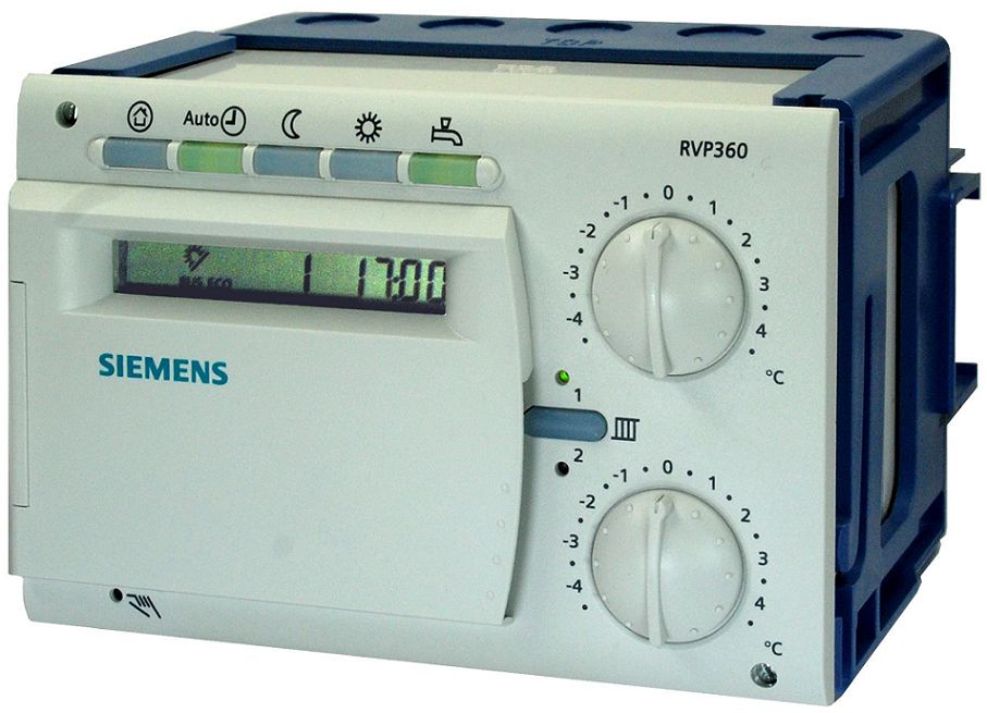 Siemens S55370 Series Controller for Use with 2 Programmables Heating Circuits + ECS, 24 V ac