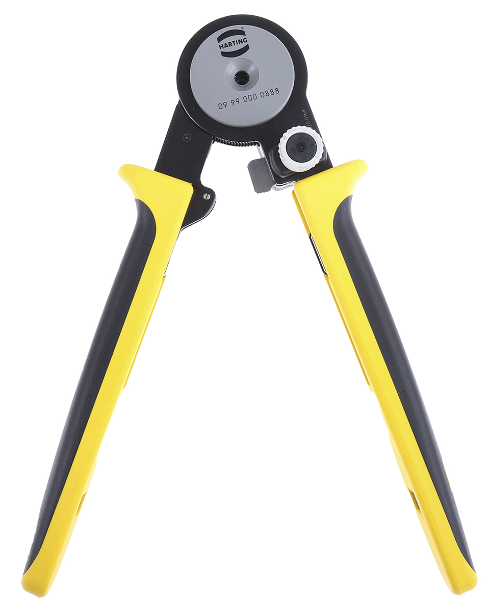 HARTING Han-Yellock Hand Crimp Tool for Han C Connector Contacts, Han D Connector Contacts, Han E Connector Contacts,
