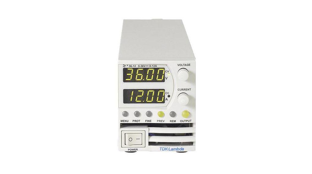 TDK-Lambda Z36 Series Analogue Bench Power Supply, 36V, 6A, 216W