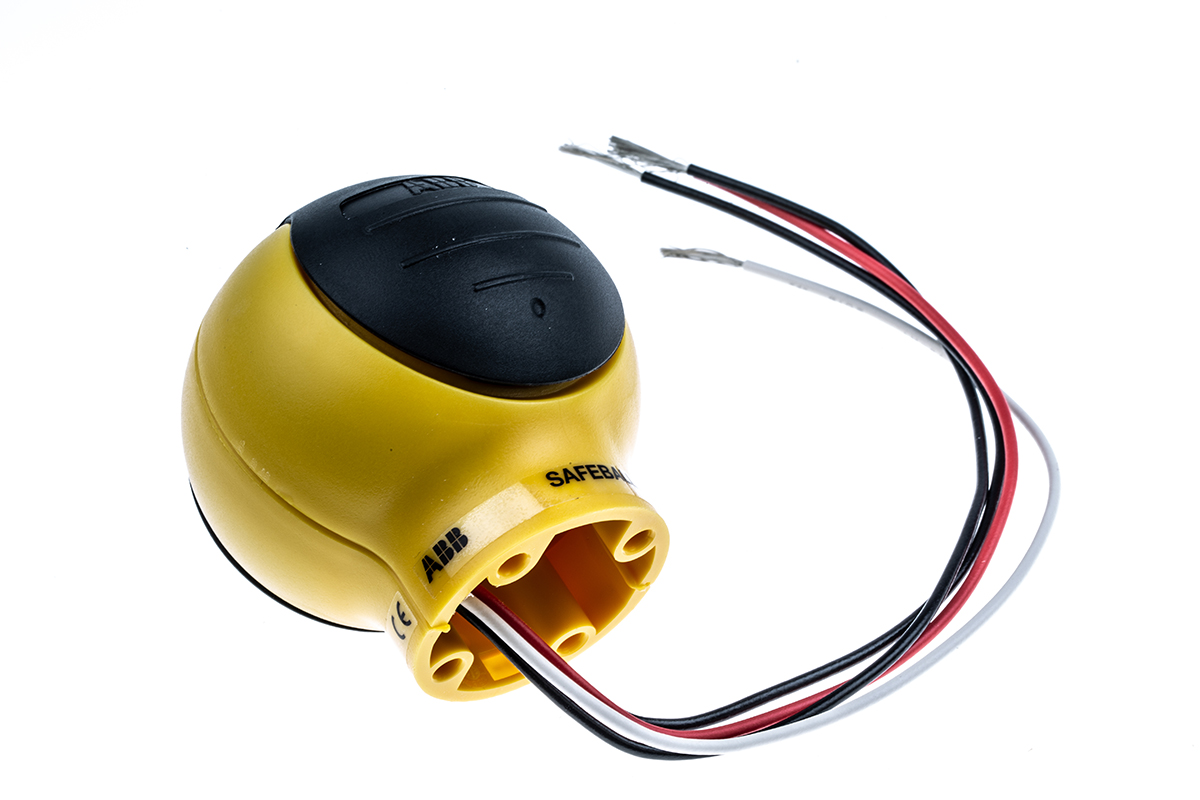 ABB 2 Button Safety Two Hand Control Switch, Black, Yellow, JSTD1 Series