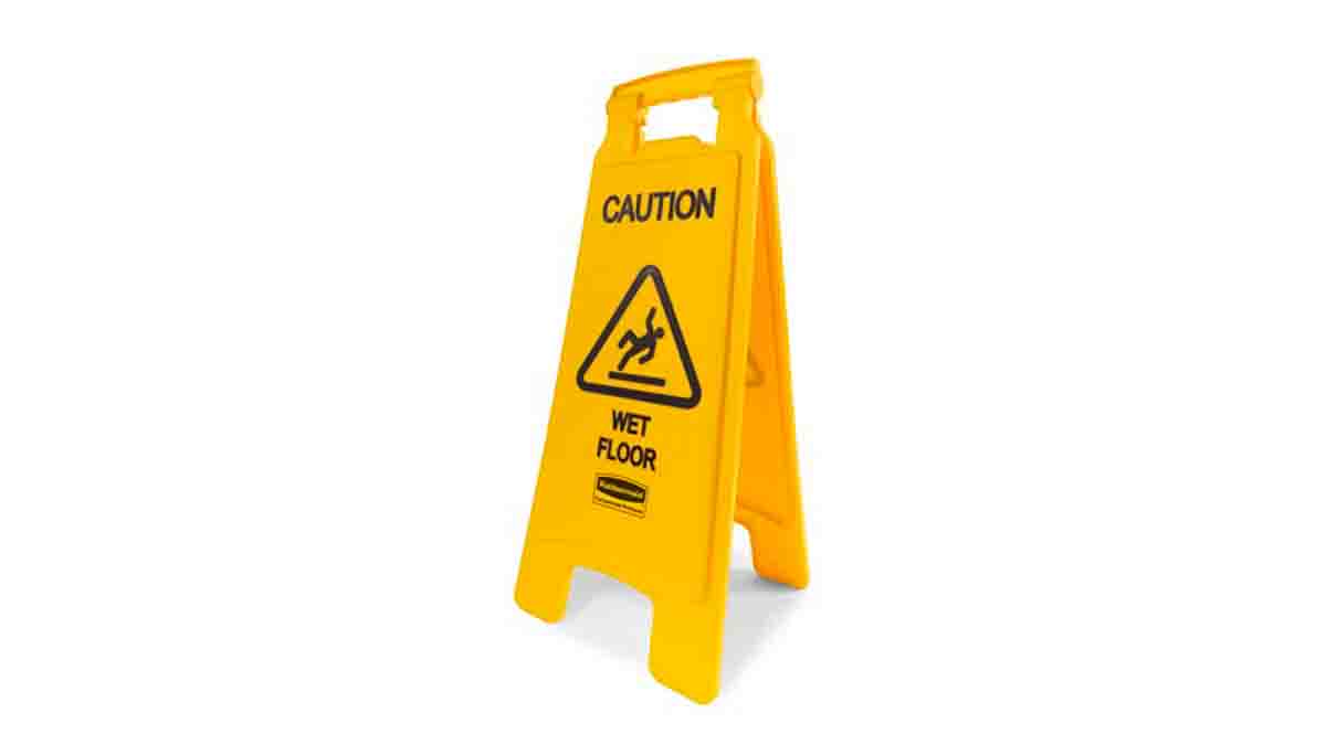 Rubbermaid Commercial Products General Hazard Hazard Warning Sign (English)