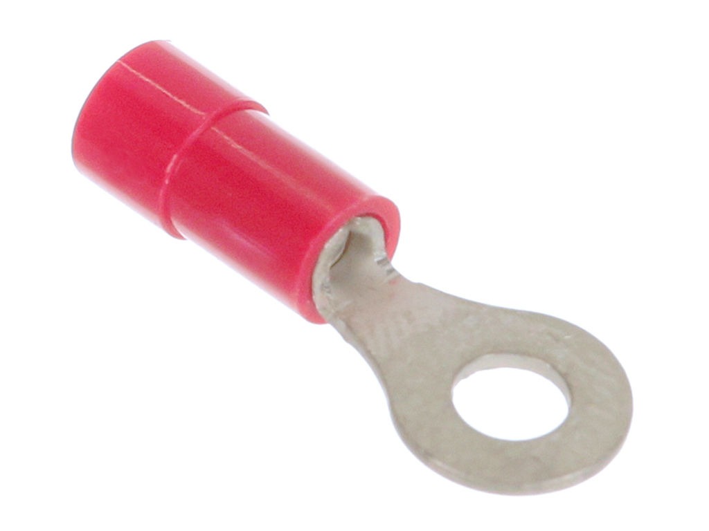 Molex, 19070 Insulated Ring Terminal, 10 (M5) Stud Size, Red
