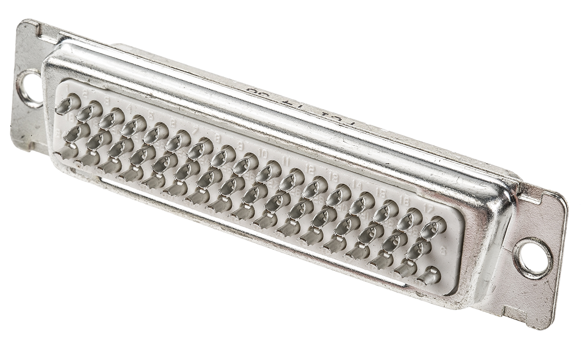 Amphenol Communications Solutions 50 Way Panel Mount D-sub Connector Socket, 2.76mm Pitch