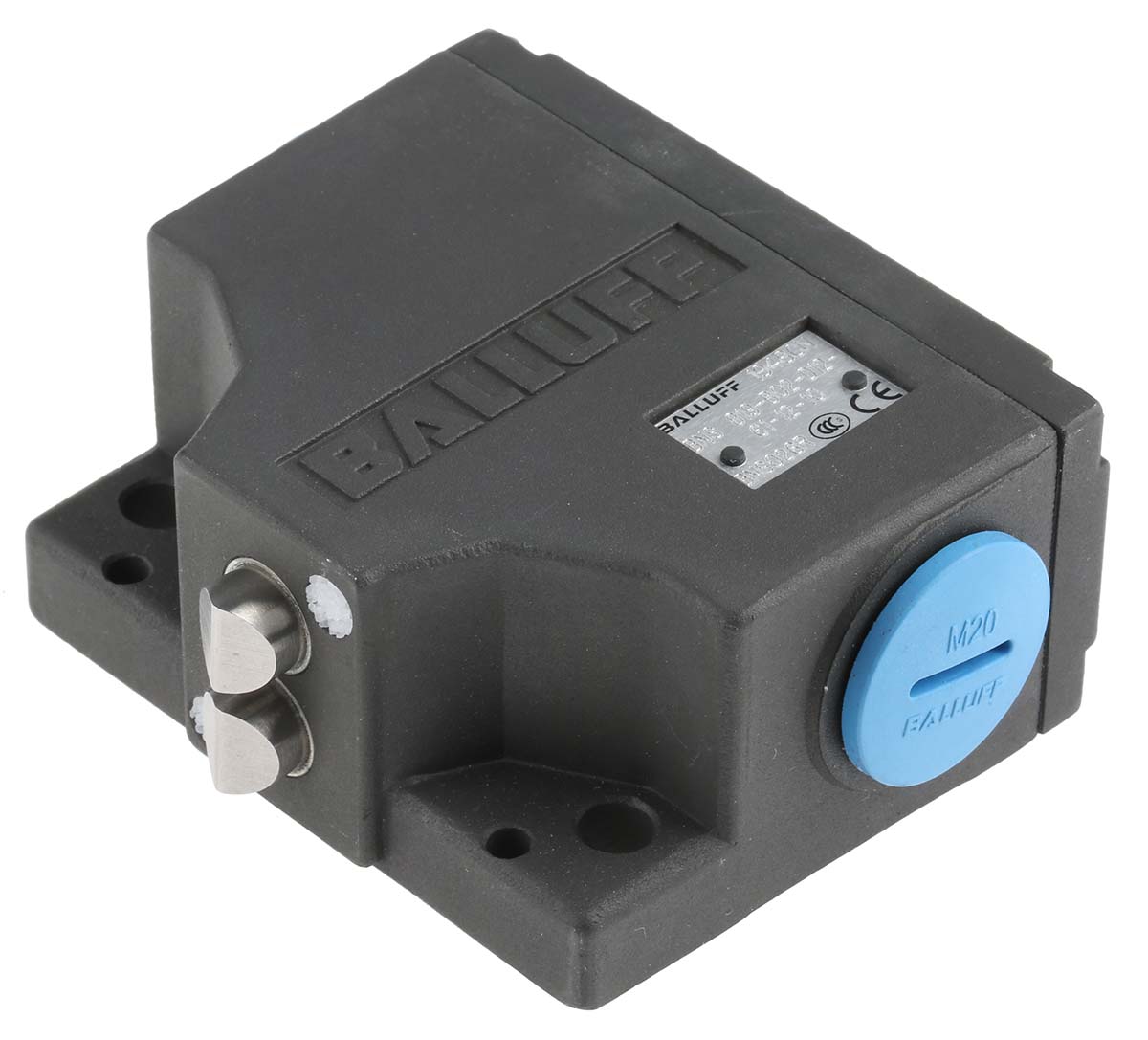 BALLUFF Plunger Limit Switch, NO/NC, IP67, 2P, Aluminium Housing, 250V ac Max, 6A Max