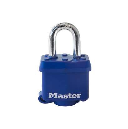 Master Lock Key Weatherproof Padlock, 10mm Shackle