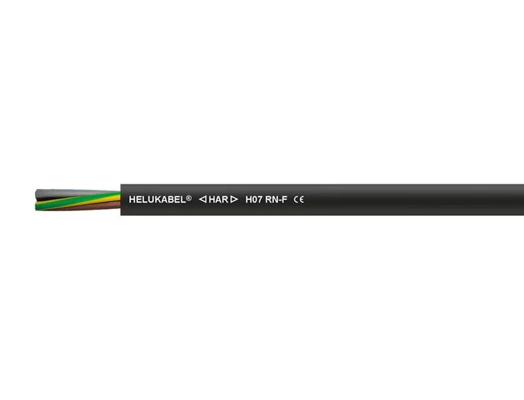 Helukabel H07RN-F Series Control Cable, 2 Cores, 2.5 mm², Unscreened, 14 AWG, None Shield, Control Cable
