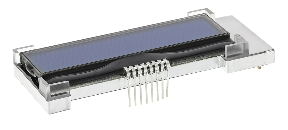 Midas MCCOG21605B6W-BNMLWI Alphanumeric LCD Display White, 2 Rows by 16 Characters, Transmissive