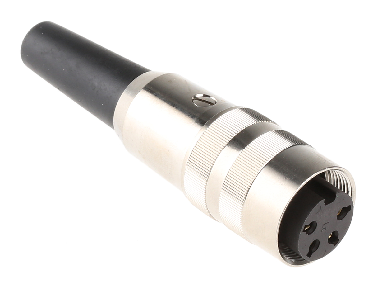 Lumberg, KV 4 Pole M16 Din Socket, DIN EN 60529, 5A, 250 V ac IP40, Female, Cable Mount
