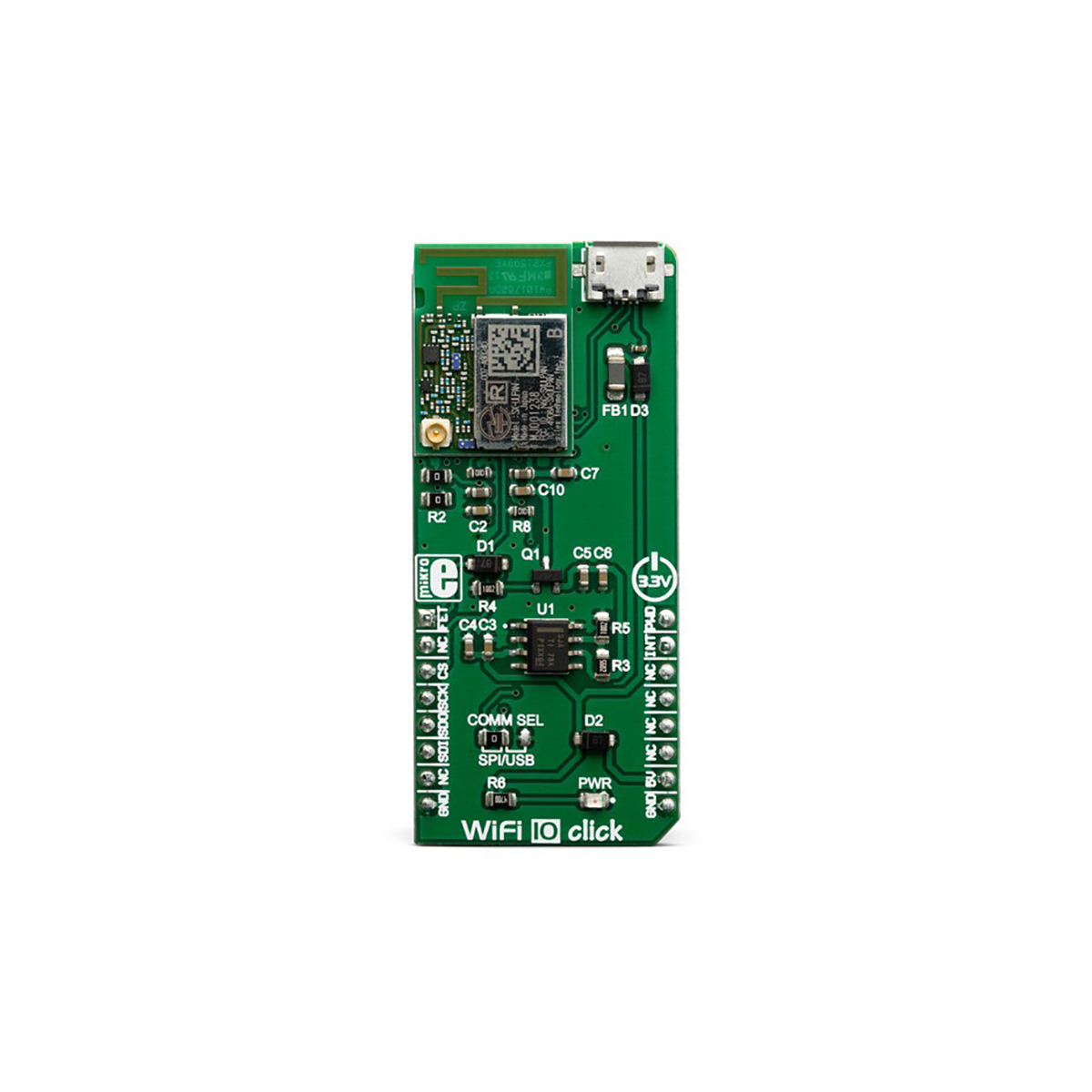 MikroElektronika WiFi 10 Click SX-UPLAN-2401 WiFi 2.4GHz MIKROE-3432