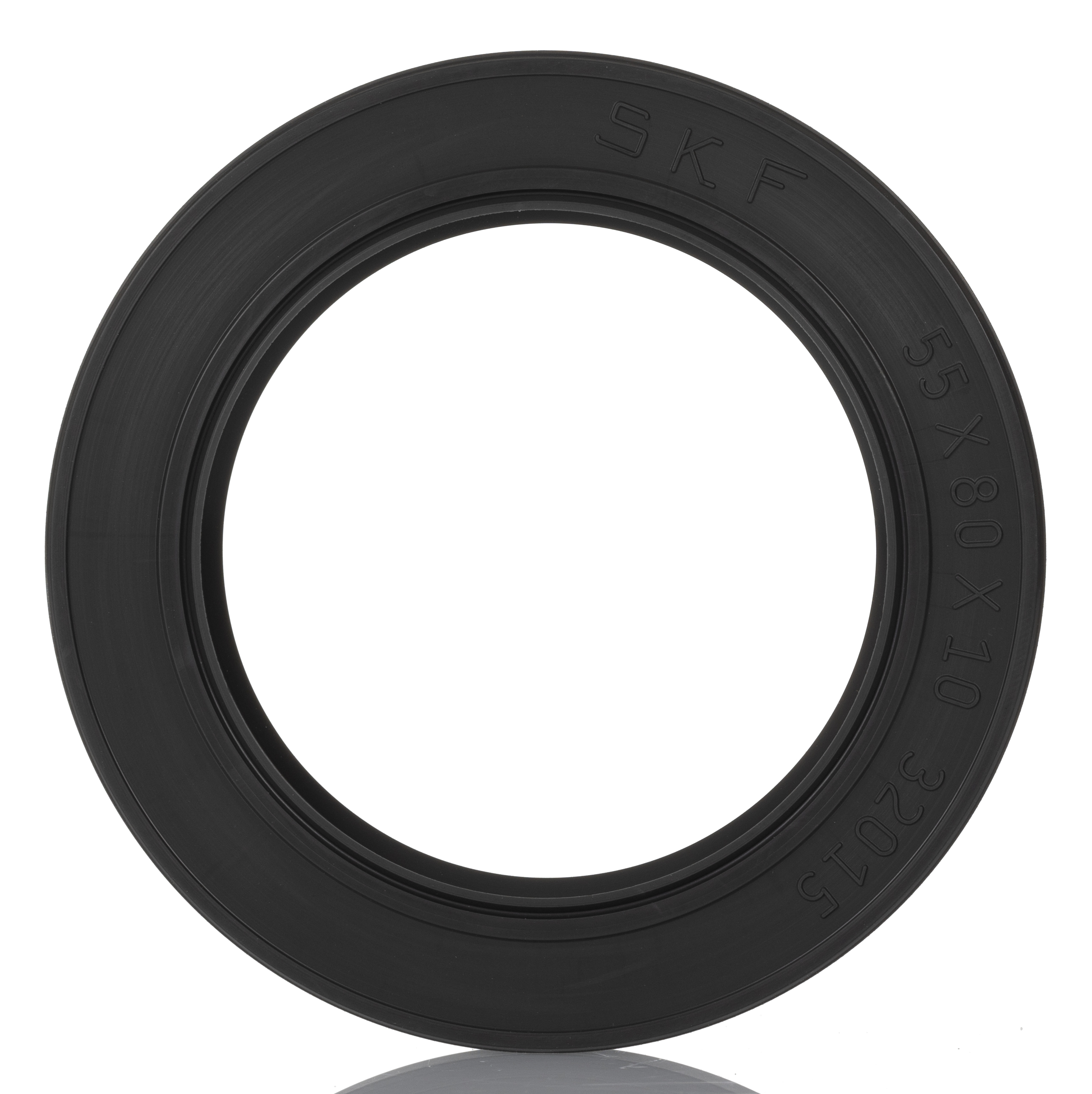 SKF Nitrile Rubber Seal, 55mm ID, 80mm OD, 10mm
