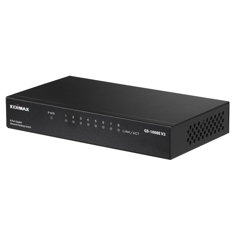 Edimax GS-1008E V2, Unmanaged 8 Port Gigabit Switch