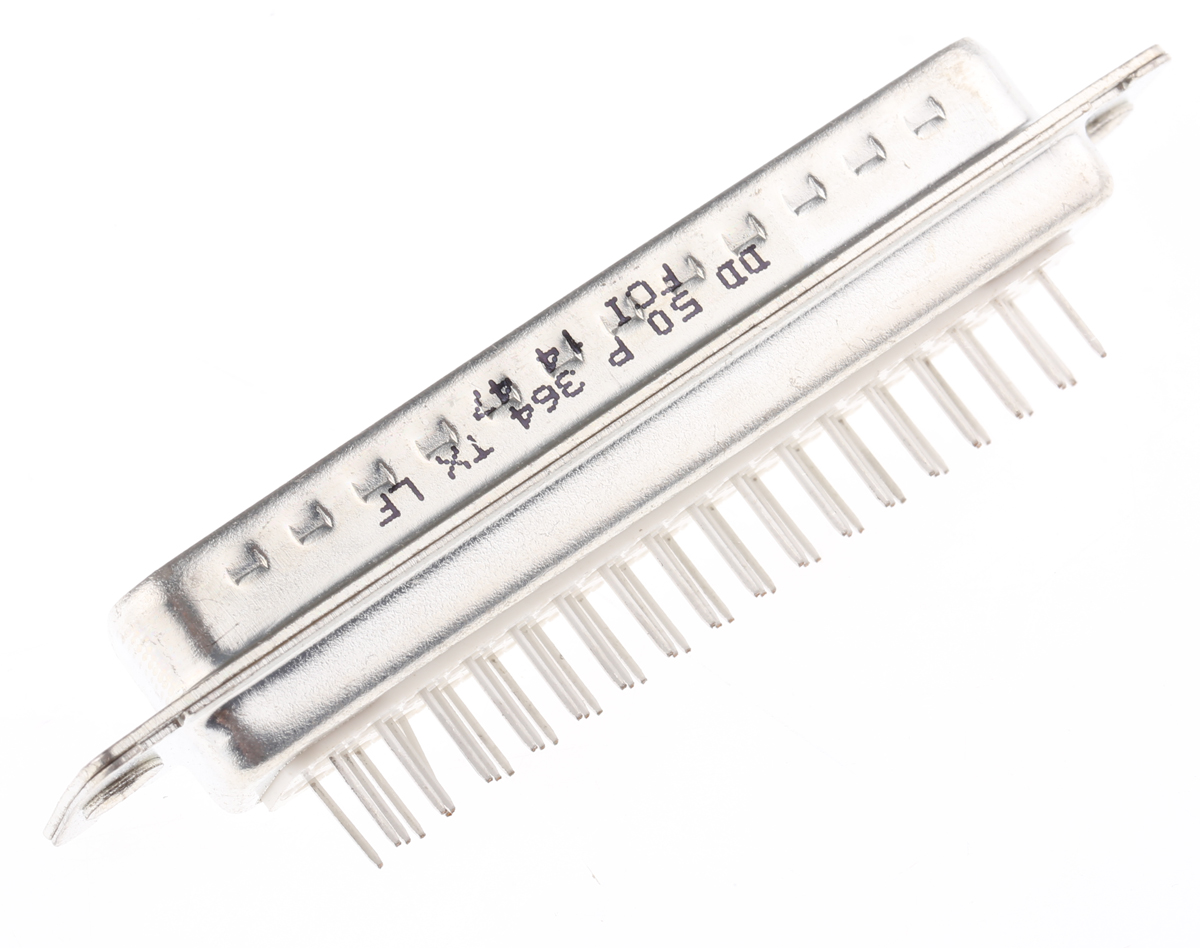 Amphenol Communications Solutions D 50 Way Through Hole D-sub Connector Plug, 2.76mm Pitch