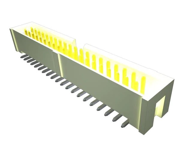 Samtec HTST Series Vertical Surface PCB Header, 10 Contact(s), 2.54 mm Pitch, 2 Row, Shrouded