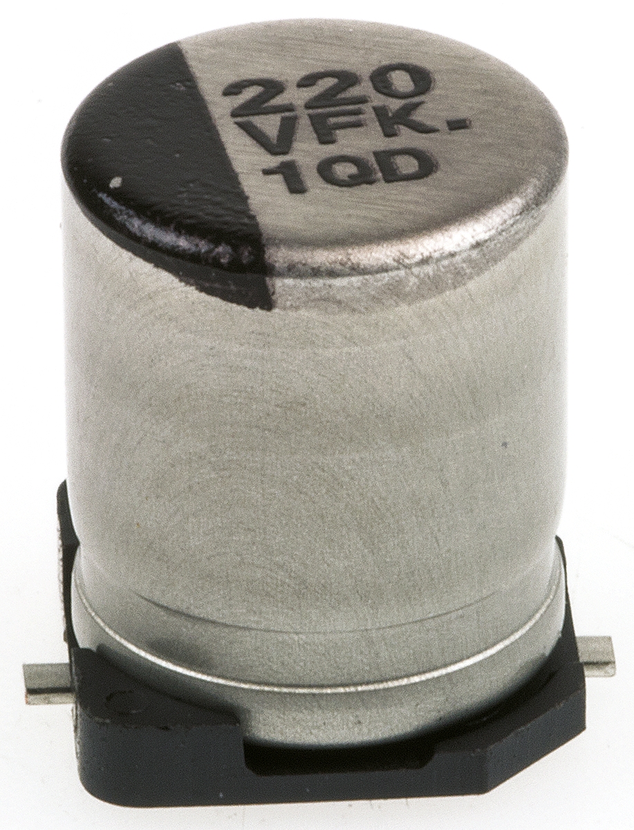 Panasonic 220μF Aluminium Electrolytic Aluminium Electrolytic Capacitor 35V dc, Surface Mount - EEEFK1V221AP
