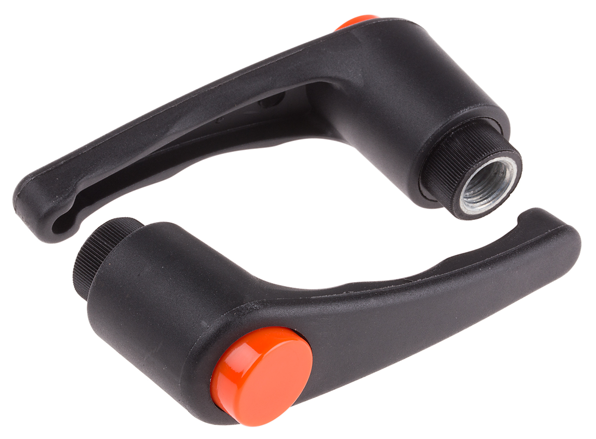 RS PRO Steel Clamping Lever, M12 x 18mm