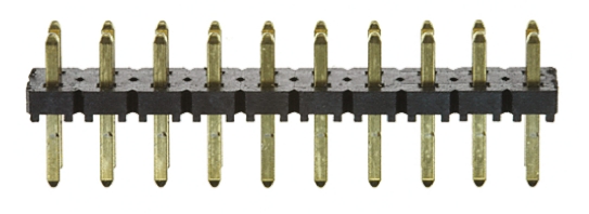 Samtec TLW Series Straight Through Hole Pin Header, 20 Contact(s), 2.54 mm Pitch, 2 Row, Unshrouded