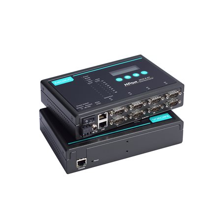 MOXA Device server, 8 Ethernet Port, 8 Serial Port, RS232 Interface, 921.6kbps Baud Rate