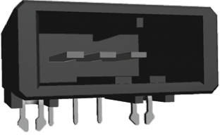 TE Connectivity Dynamic 3000 Series Right Angle Through Hole PCB Header, 3 Contact(s), 3.81 mm Pitch, 1 Row, Shrouded