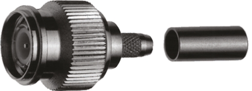 Telegartner, Plug Cable Mount TNC Connector, 50Ω, Crimp Termination, Straight Body