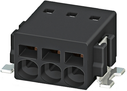 Phoenix Contact PTSM 0.5/ 6-2.5-V-SMD R44 Series PCB Terminal Block, 6-Contact, 2.5mm Pitch, Surface Mount, 1-Row,