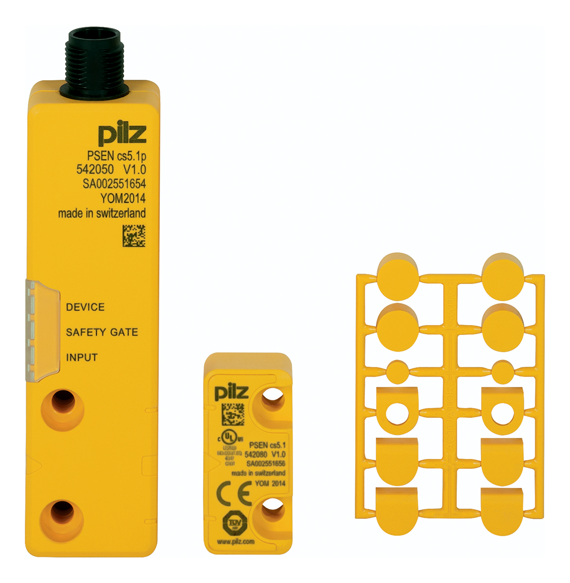 Pilz Transponder Non-Contact Safety Switch, 24V dc, Plastic Housing, M8
