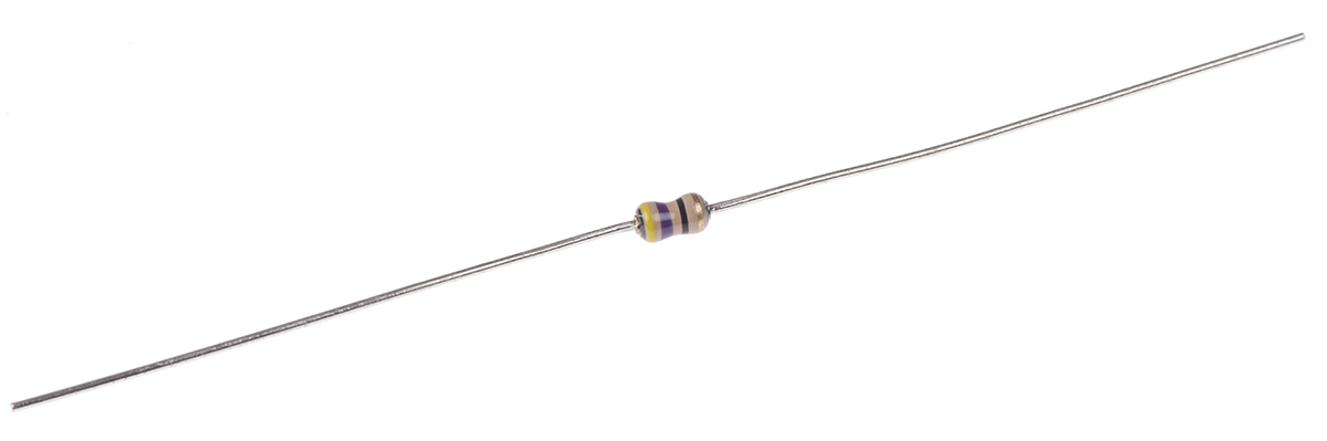 TE Connectivity 47Ω Carbon Film Resistor 0.25W ±5% CFR16J47R