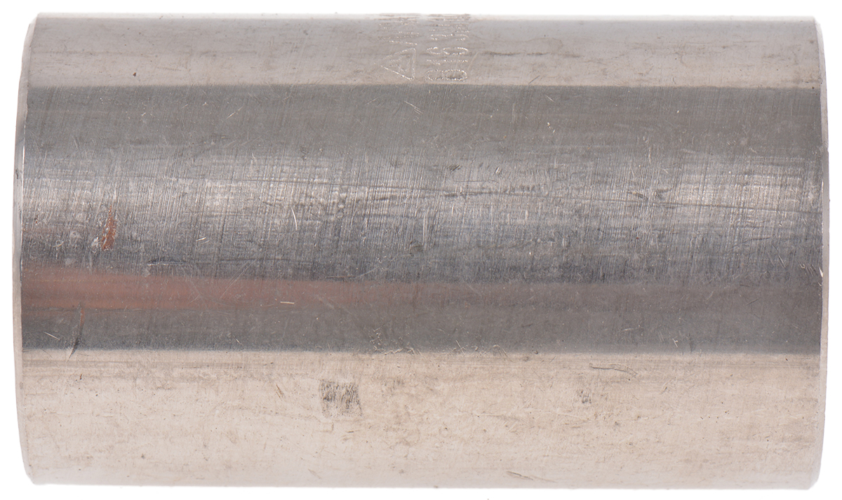 RS PRO Stainless Steel Pipe Fitting, Straight Circular Coupler, Female Rc 1/2in x Female Rc 1/2in