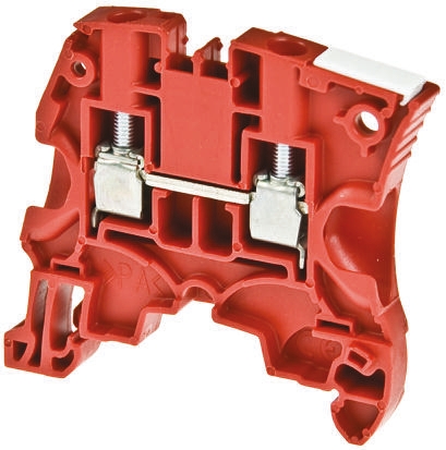 Entrelec 1SNK505062R0000 ZS4 Series Red, 4mm², Single-Level, Screw Termination, ATEX
