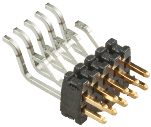 Samtec FTMH Series Right Angle Surface Pin Header, 40 Contact(s), 1 mm Pitch, 2 Row, Unshrouded