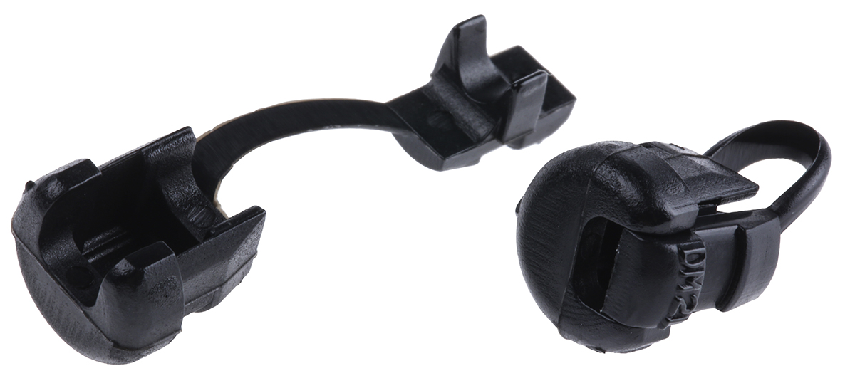 SES Sterling DM Black PA 6 9.5mm Cable Grommet for 3 → 4.5mm Cable Dia. 01310032010