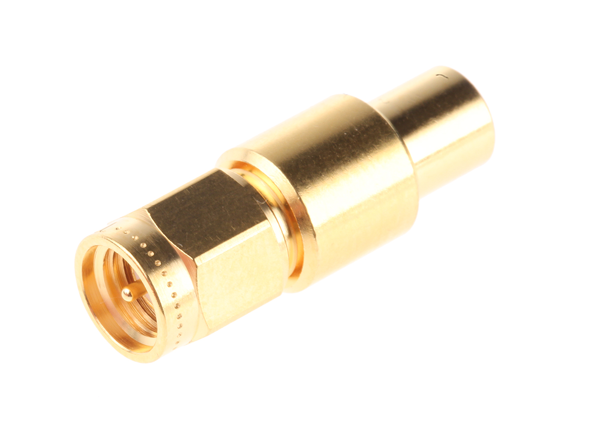 Telegartner Straight 50Ω RF Adapter SMA Plug to SMB Socket
