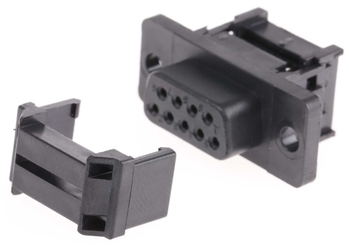 RS PRO 9 Way Cable Mount D-sub Connector Socket, 1.27mm Pitch
