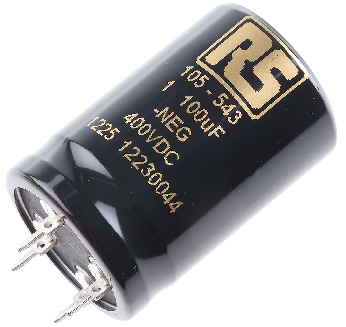 KEMET 100μF Aluminium Electrolytic Capacitor 400V dc, PCB Mount - ALP20A101BB400