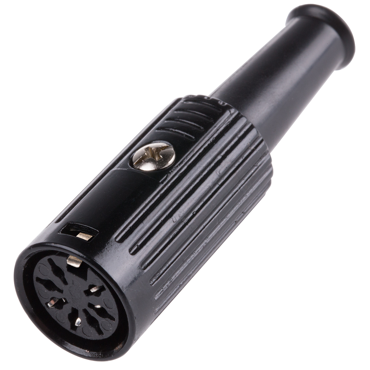 RS PRO 7 Pole Din Socket, 1A, 100 V ac, Push Lock, Female, Cable Mount