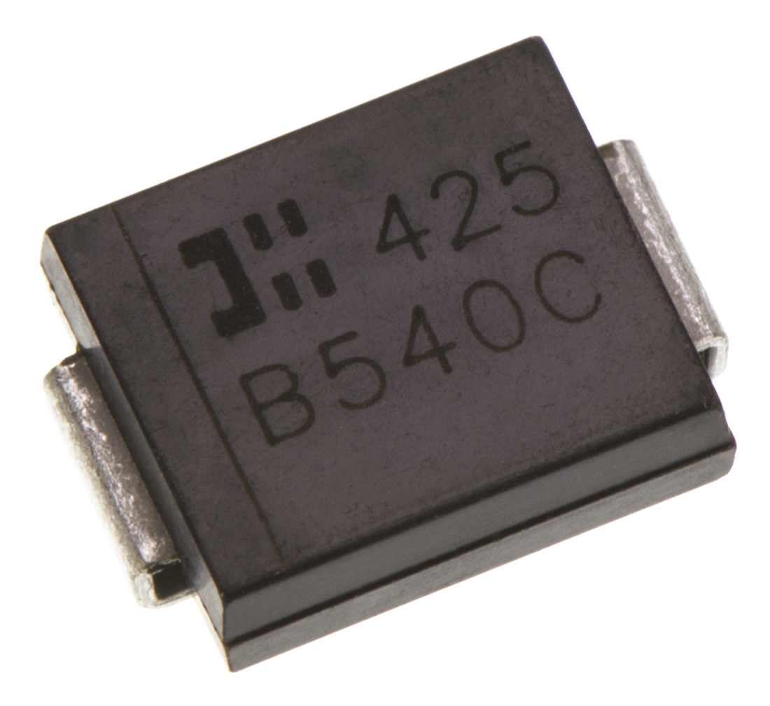 DiodesZetex 40 V 5 A Diode Schottky 2-Pin DO-214AA B540C-13-F