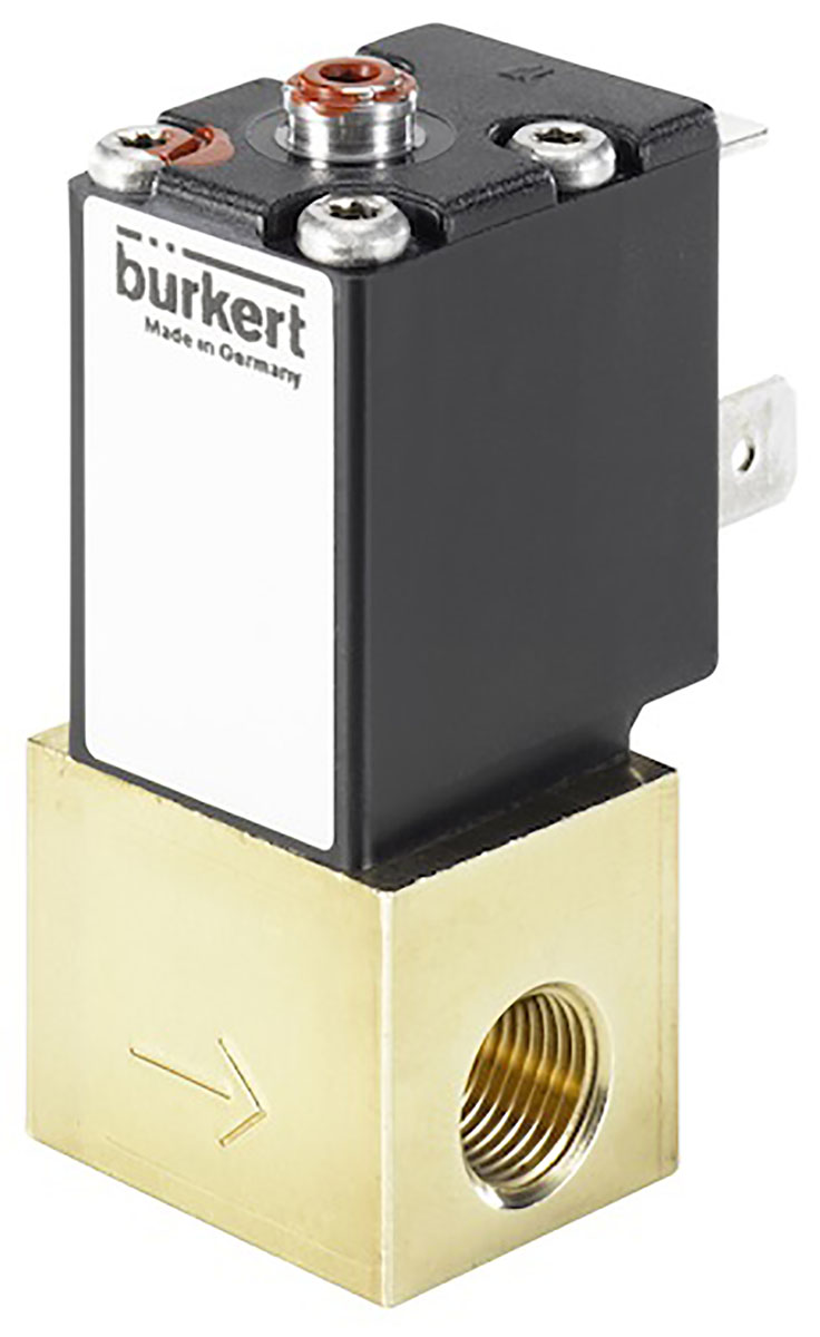 Burkert Proportional Solenoid Valve 238928, 2 Port, NC, 24 V dc G, 1/8 in