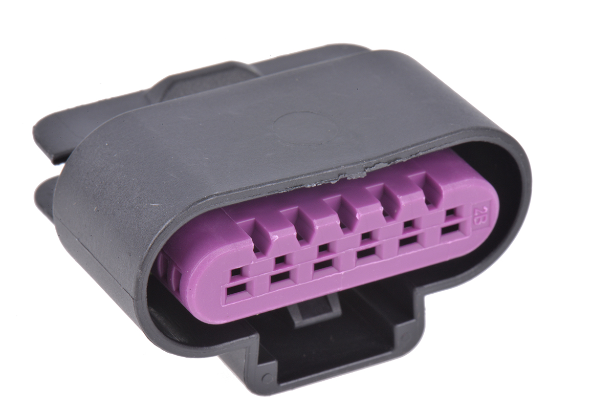 Delphi, GT 150 Automotive Connector Socket Black Cable Mount 6 Way, Crimp Termination 15397577
