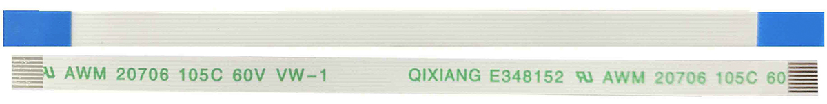 RS PRO FFC Ribbon Cable, 8-Way, 0.5mm Pitch, 200mm Length